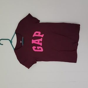 GAP Shortsleeve Classic Tee Maroon Size Small